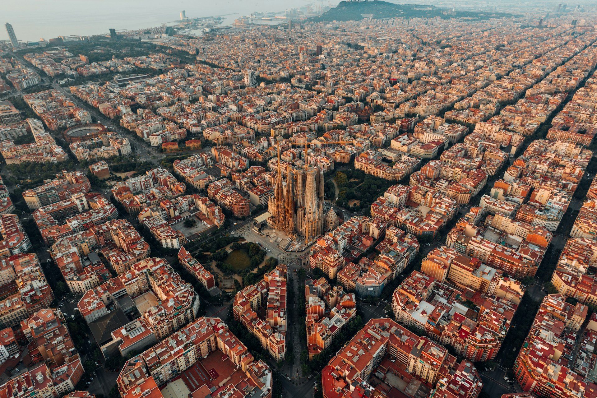 Barcelona, skyline en sfeer van de stad