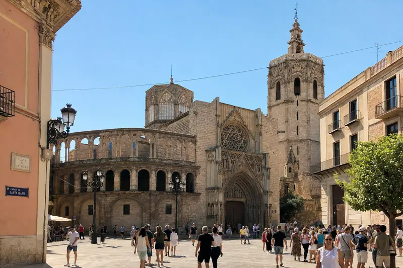 Kathedraal en Miguelete in Valencia